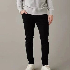 AE American Eagle AirFlex+ Skinny Jean Black Size 30 x 34